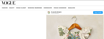 Featured in VOGUE India as one of India’s best in Kidswear