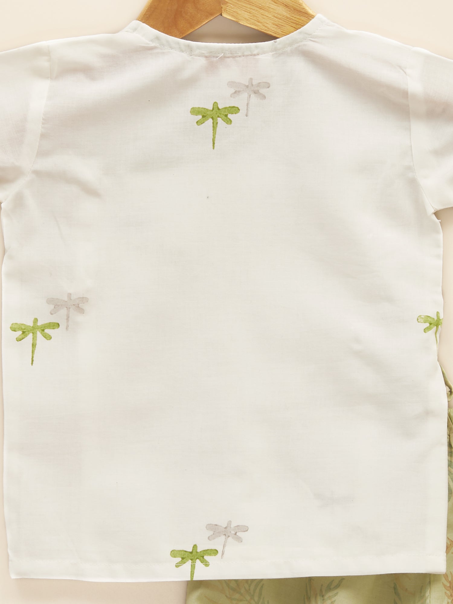 Liz Jacob jhabla sets in handblock prints for babies, lightweight and breathable