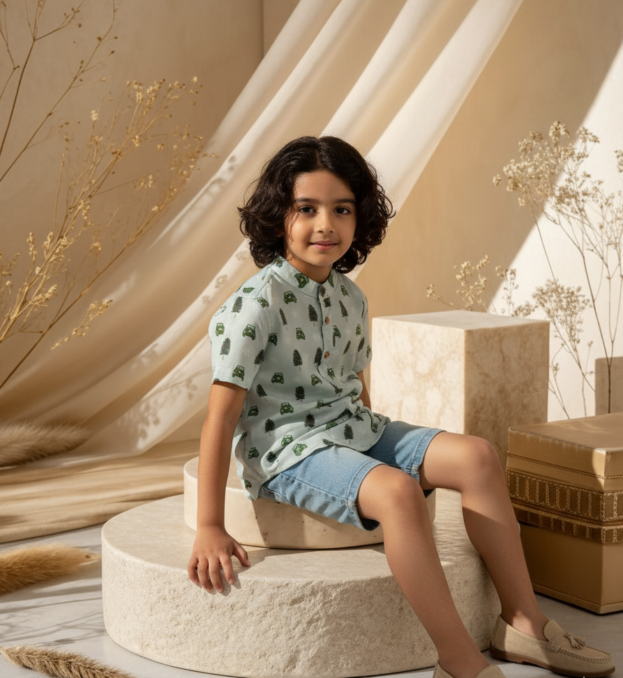 Camping in the woods