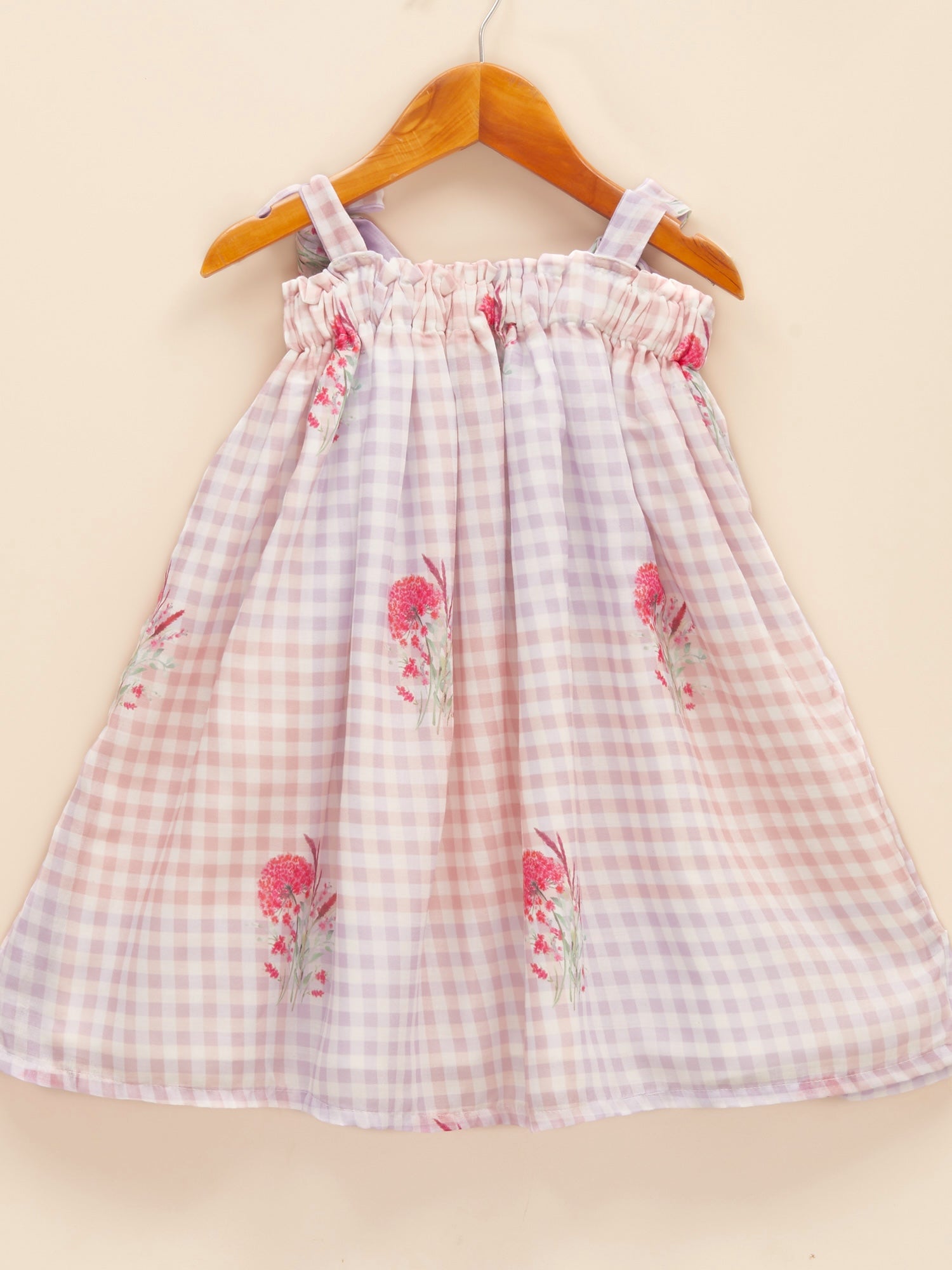 Liz Jacob mul cotton floral dress for girls, lightweight and ecofriendly