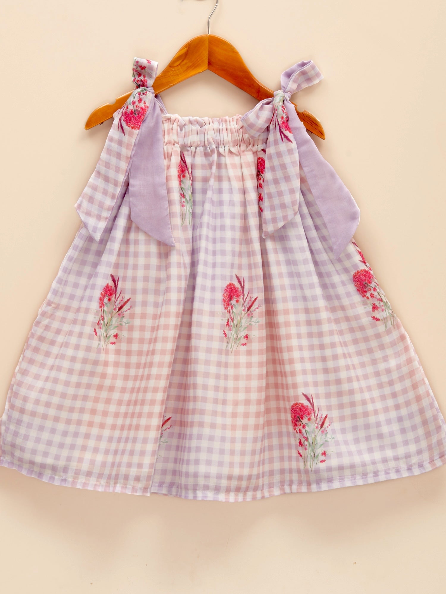 Liz Jacob mul cotton floral dress for girls, lightweight and ecofriendly