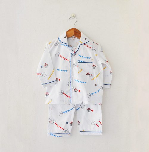 Liz Jacob cotton nightwear pyjama set